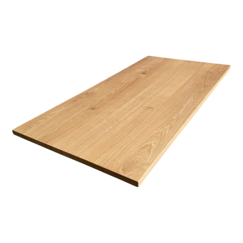 Waschtischplatte Eiche massiv gebürstet geölt 100x50x5 cm