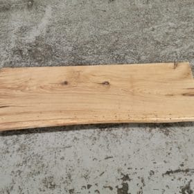 Waschtischplatte Eiche massiv mit Baumkante geölt