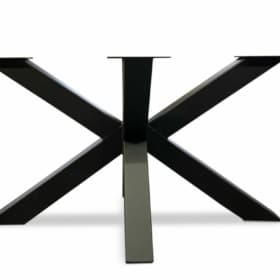 Spider Tischgestell schwarz Pulverbeschichtet