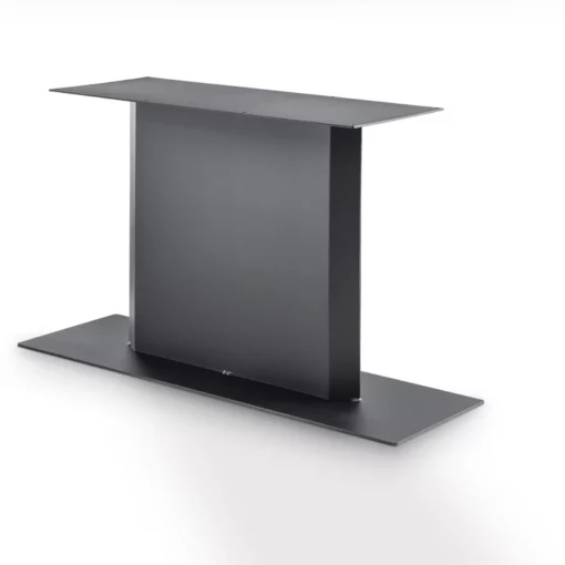 Tischgestell Mittelfuß schwarz Pulverbeschichtet