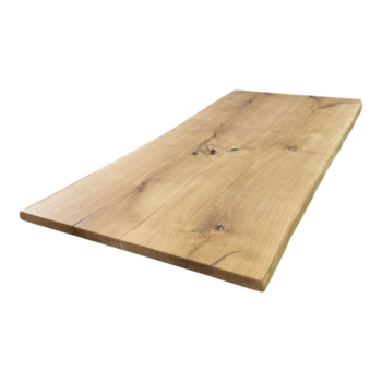 Tischplatte Eiche massiv geölt mit Baumkante 200x90 cm