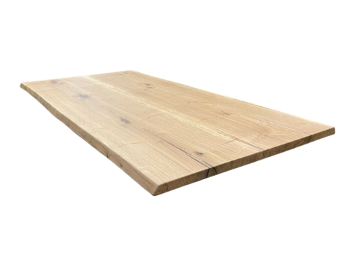 Tischplatte Eiche massiv geölt mit Baumkante 220cm