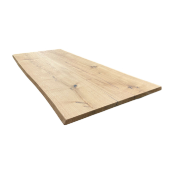 Tischplatte Eiche massiv geölt mit Baumkante 220x90 cm
