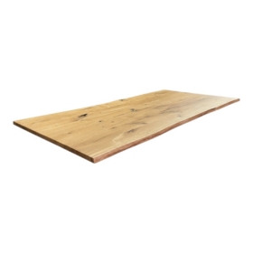 Tischplatte Wildeiche massiv geölt