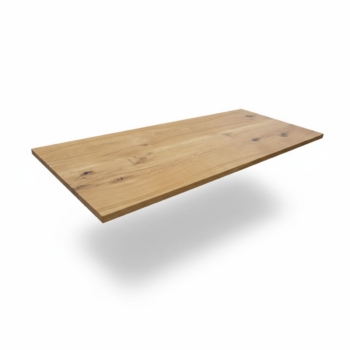 Tischplatte Wildeiche massiv geölt nach Mass