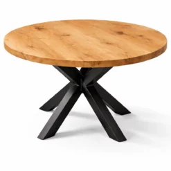 Esstisch Rund Eiche massiv geölt