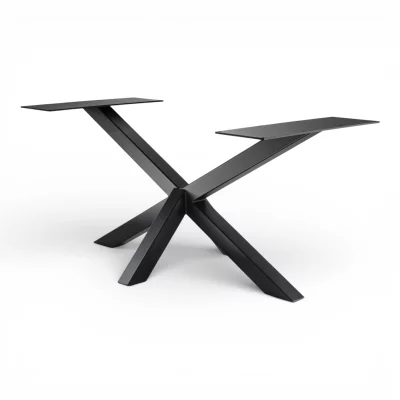 Tischgestell Spider schwarz matt