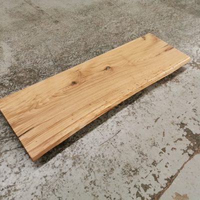 Waschtischplatte Eiche Baumkante Massivholz geölt